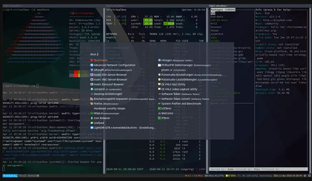 EndeavourOS 2020  i3 - window manager