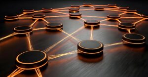 Decentralized network of connected nodes representing a distributed, vendor-neutral data platform
