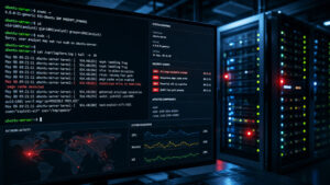 Linux server monitoring environment displaying suspicious kernel and page cache activity tied to a privilege escalation vulnerability