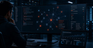 AI-assisted cybersecurity system scanning open-source software repositories for high-severity vulnerabilities